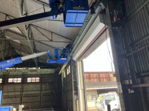 シートシャッター取付工事4